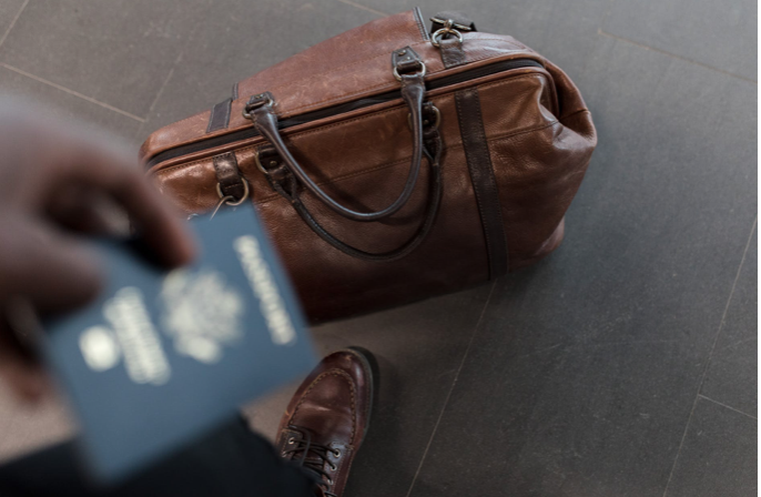 travel luggage passport